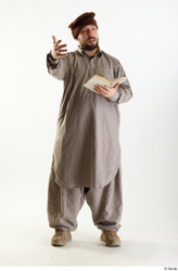 Whole Body Man Uniform Athletic Bearded Studio photo references Arab